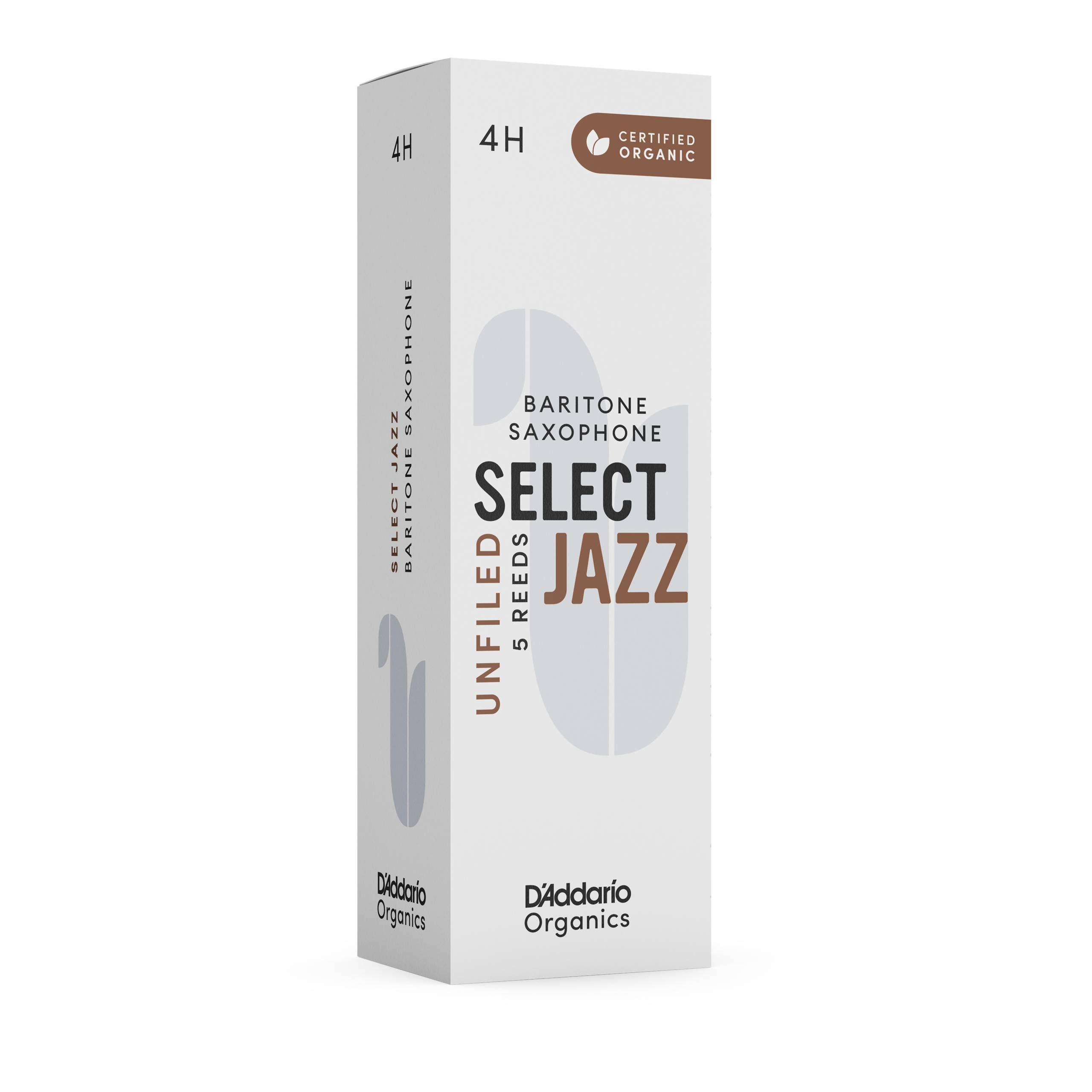 D'Addario Select Jazz Unfiled Baritonsaxofoon Rieten